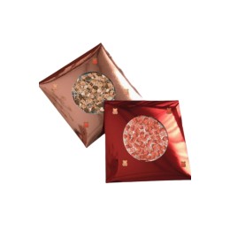 【訂製高光與紙質絲巾禮盒】|圓形透明窗口展示絲巾圖案|一片式信封款絲巾包裝盒|小方巾禮物盒|空盒子批發 A266 【訂製高光與紙質絲巾禮盒】|圓形透明窗口展示絲巾圖案|一片式信封款絲巾包裝盒|小方巾禮物盒|空盒子批發 A266